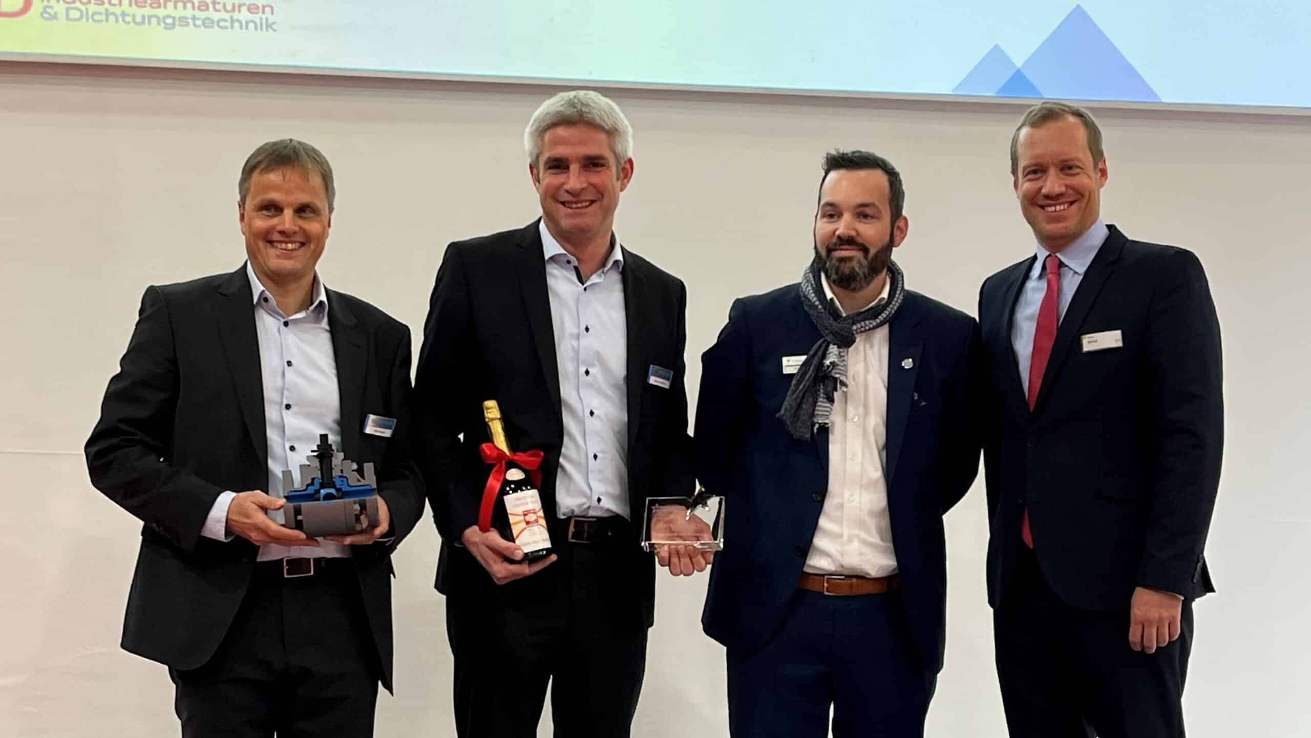 Innovatives Kugelhahndesign mit integriertem Heizmantel gewinnt Valve Stars Award
